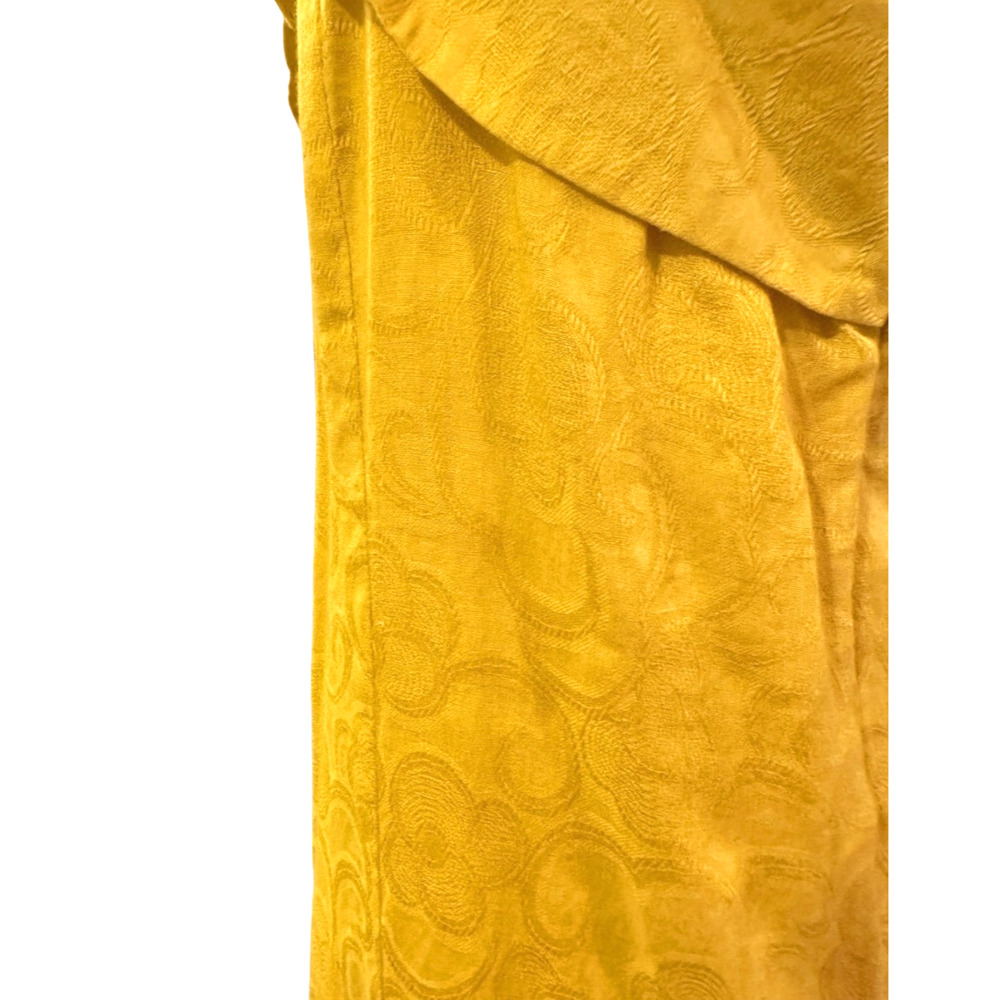Floreat Anthropologie Yellow Cotton Lace Sleeveless Shift Dress Size 10 - Picture 4 of 10